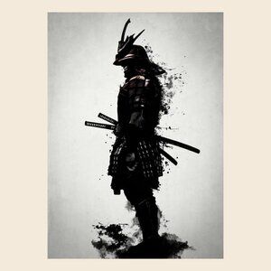 Samurai Japanese Bushido Poster Warrior Wall Art Print Home Decor_  170
